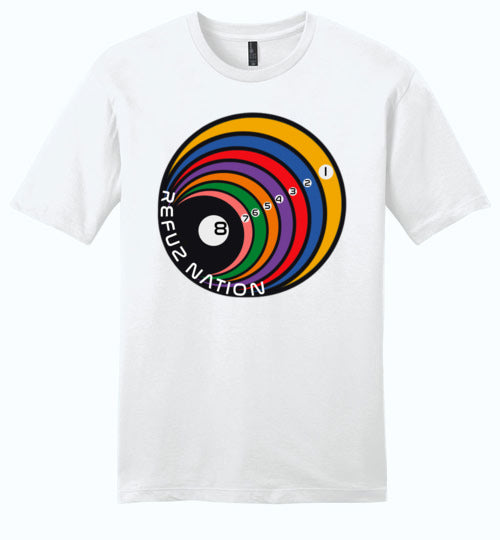 I'm SOLID pool tee with RefuzNation graphic
